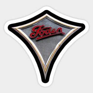 Vintage 1940s Foden grille emblem Sticker